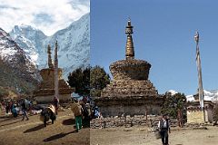 07 Tengboche - Entrance Chorten In 2000